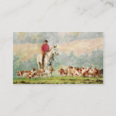 Carte De Visite Chasse au renard (Dos)