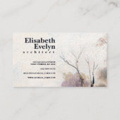 Carte De Visite Chasse au renard peinture Vintage (Dos)