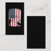 Carte De Visite Chasse aux cerfs de Bow USA Chasseur de cerfs (Devant / Derrière)