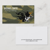 Carte De Visite Chasse Pêche | Vie sauvage (Devant / Derrière)