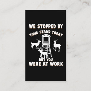 Carte De Visite Chasseur de cerfs funeste