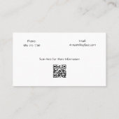 Carte De Visite Chasseur de rêve de Shaman sacré (Dos)