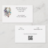 Carte De Visite Chasseur de rêve de Shaman sacré (Devant / Derrière)