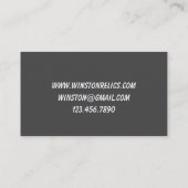 Carte De Visite Chasseur de trésor Métal Détection des reliques mi (Dos)