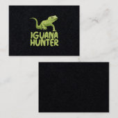 Carte De Visite Chasseur d'Iguana (Devant / Derrière)