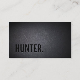 Carte de visite chasseur professionnel Black Out