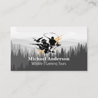 Carte De Visite Chasseurs de vie sauvage | Forêt et Montagne