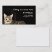 Carte De Visite Chat (Devant / Derrière)
