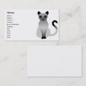 Carte De Visite Chat - affaires (Devant / Derrière)