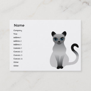 Carte De Visite Chat - Chubby
