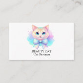 Carte De Visite Chat Cravate (Devant)