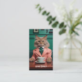 Carte De Visite Chat de Bengale glamour (Debout devant)