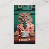 Carte De Visite Chat de Bengale glamour (Devant)