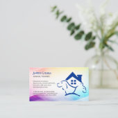 Carte De Visite Chat de chien - Accueil | Services de culture anim (Debout devant)