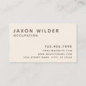 Carte De Visite Chat de corail Silhouette Cloud Coucher de soleil (Dos)