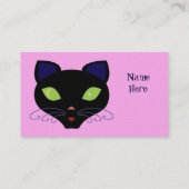 Carte De Visite Chat de nuit (Dos)
