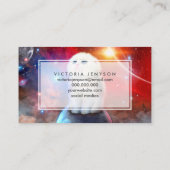 Carte De Visite Chat en train de pleurer dans l'espace (Dos)