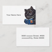 Carte De Visite Chat Funny personnalisable (Devant / Derrière)