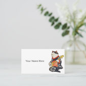 Carte De Visite Chat Funny Personnalisable (Debout devant)