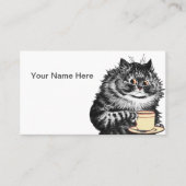 Carte De Visite Chat Funny personnalisable (Devant)