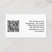 Carte De Visite Chat Funny remplaçable en évier Photographie et co (Dos)