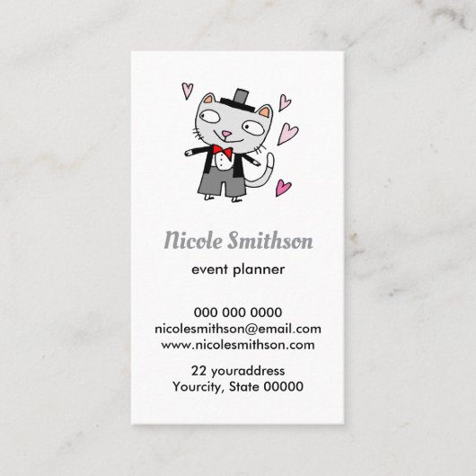 Carte De Visite chat groomer doodle (Devant)