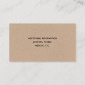 Carte De Visite Chat Kitty Noir mignon | Fun Feline | Animal ironi (Dos)