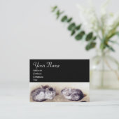 CARTE DE VISITE CHAT MÈRE AVEC CUISINE (Debout devant)