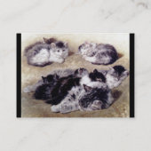 CARTE DE VISITE CHAT MÈRE AVEC CUISINE (Dos)