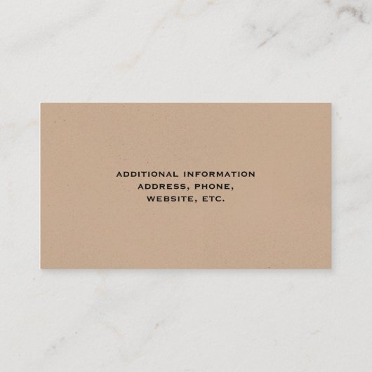 Carte De Visite Chat noir à pied avec longue queue de bouffée (Dos)