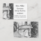 Carte De Visite Château (Devant / Derrière)