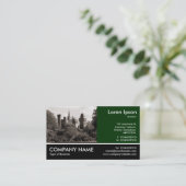 Carte De Visite Château de Cardiff II - Sepia (Debout devant)