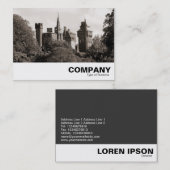 Carte De Visite Château de Cardiff II - Sepia (Devant / Derrière)