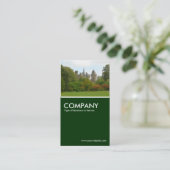 Carte De Visite Château de Cardiff - Vert foncé (Debout devant)