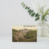 Carte De Visite Château de Dunottar, Stonehaven, Écosse (Debout devant)