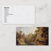 Carte De Visite Château de Hawthornden, près d'Edimbourg, (Devant / Derrière)