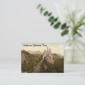Carte De Visite Château de Neuschwanstein, Bavière, Allemagne (Debout devant)