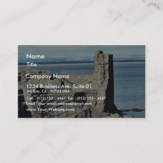 Carte De Visite Château de St Andrew (Devant)