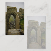Carte De Visite Château de Tintagel (Devant / Derrière)