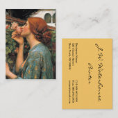 Carte De Visite Château d'eau : Odeur des roses (Devant / Derrière)