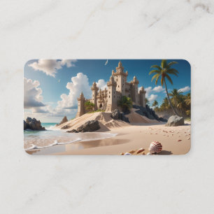 Carte De Visite Château depuis la Plage des Possibilités