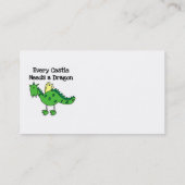 Carte De Visite Château Dragon (Dos)