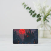 Carte De Visite Château du Sang de Vampire Signet (Debout devant)