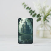 Carte De Visite Château du Signet de marais interdit (Debout devant)