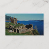 Carte De Visite Château d'Urquhart, Loch Ness, Ecosse (Dos)