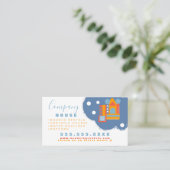 Carte De Visite Chateau gonflable Jump House Bounce Party Rentatio (Debout devant)