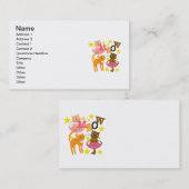 Carte De Visite Chats dansants (Devant / Derrière)