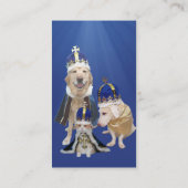 Carte De Visite Chats et chiens régnants (Dos)