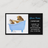Carte De Visite Chatte chien chat animal sitter animal toiletteur (Devant)