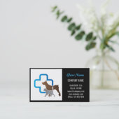 Carte De Visite Chatte chien chat animal sitter animal toiletteur (Debout devant)